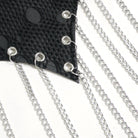 DEVIL FASHION Men's Punk Irregular Chains Belt