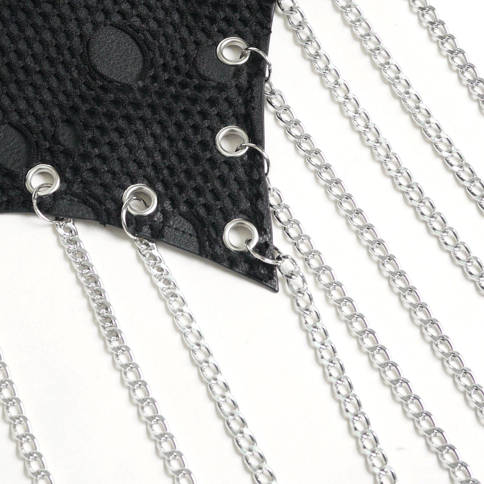 DEVIL FASHION Men's Punk Irregular Chains Belt