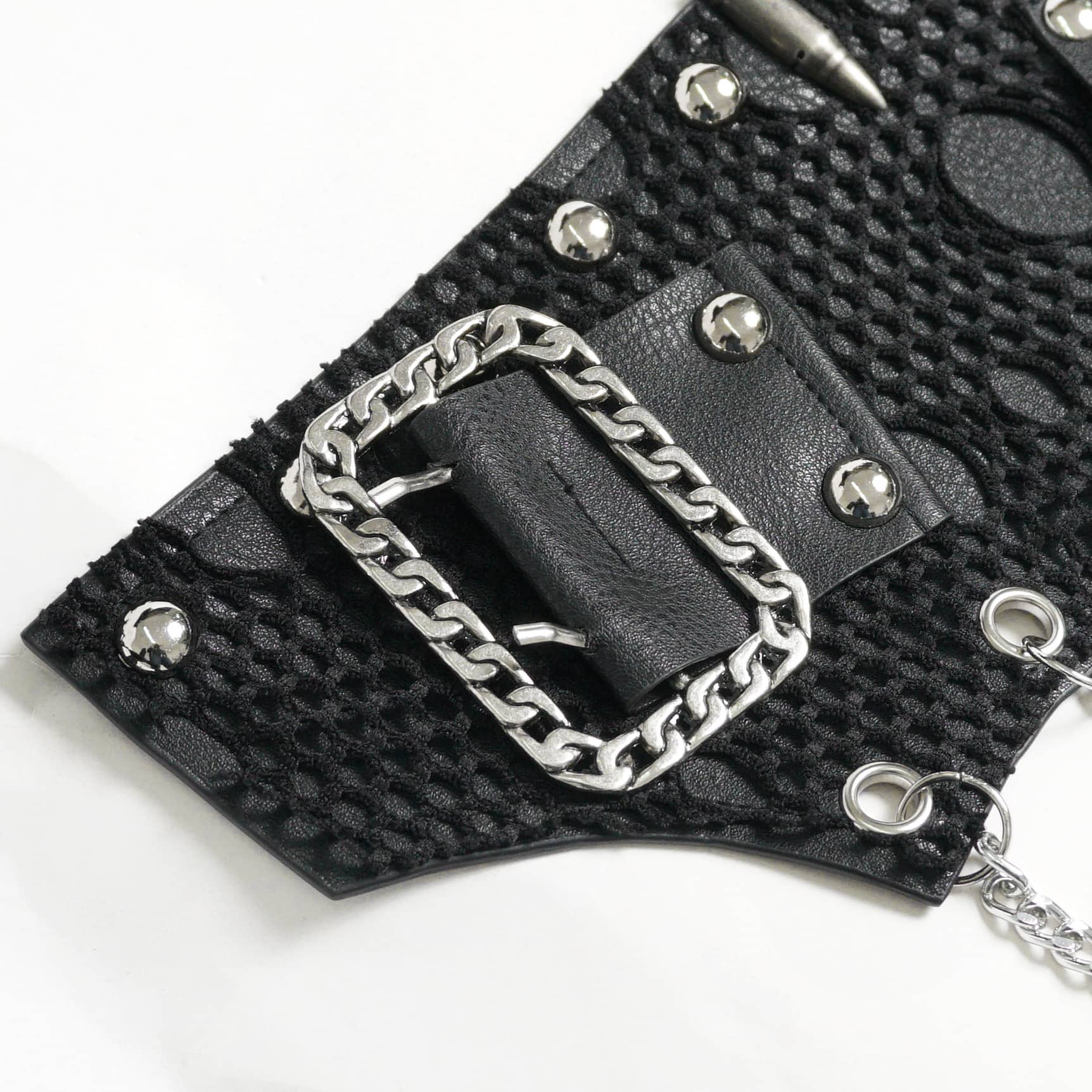 DEVIL FASHION Men's Punk Irregular Chains Belt