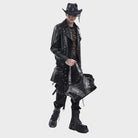 DEVIL FASHION Men's Punk Layered Chained Bag