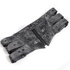 DEVIL FASHION Men's Punk Layered Rivets Zip  Girdle