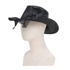 DEVIL FASHION Men's Punk Mesh Patchwork Distressed Hat