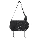 DEVIL FASHION Men's Punk Pentacle Eyelets & Rivets Bag