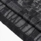 Sudadera con capucha punk rasgada y encadenada para hombre de DEVIL FASHION