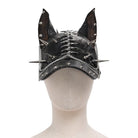 DEVIL FASHION Men's Punk Studded Chained Distressed Hat