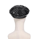 DEVIL FASHION Men's Punk Studded Rings Chained Hat