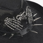 DEVIL FASHION Men's Punk Studded Skull Hat