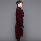 DEVIL FASHION Men's Standup Collar Vintage Tailcoat