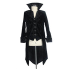 DEVIL FASHION Men's Standup Collar Vintage Tailcoat