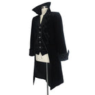 DEVIL FASHION Men's Standup Collar Vintage Tailcoat
