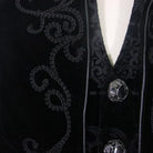 DEVIL FASHION Men's Standup Collar Vintage Tailcoat