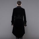 DEVIL FASHION Men's Standup Collar Vintage Tailcoat