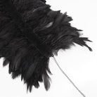 DEVIL FASHION Unisex Gothic Feather Collar