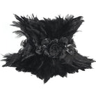 DEVIL FASHION Unisex Gothic Feather Collar