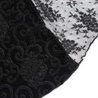 Pantalones góticos de encaje con volantes para mujer DEVIL FASHION