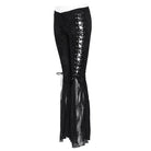 Pantalones góticos de encaje con volantes para mujer DEVIL FASHION