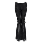 Pantalones góticos de encaje con volantes para mujer DEVIL FASHION
