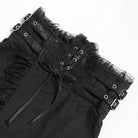 DEVIL FASHION Women's Goth Tulip Asymmetrical Skirt