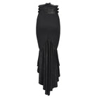 DEVIL FASHION Women's Goth Tulip Asymmetrical Skirt