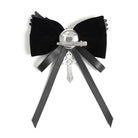DEVIL FASHION Women's Gothic Bat Cross Bowknot Hairpin Neckwear
