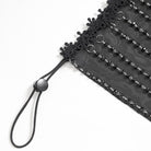 DEVIL FASHION Women's Gothic Beaded Tassels Mask