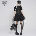 DEVIL FASHION Women's Gothic Chained Rabbit Doll