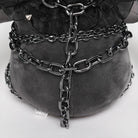 DEVIL FASHION Women's Gothic Chained Rabbit Doll