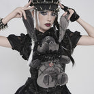 DEVIL FASHION Women's Gothic Chained Rabbit Doll