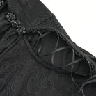 DEVIL FASHION Women's Gothic Cowl Neck Flared Sleeved Shirt