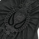 DEVIL FASHION Women's Gothic Cowl Neck Flared Sleeved Shirt