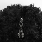 DEVIL FASHION Women's Gothic Fluffy Little Bat Chain Bag