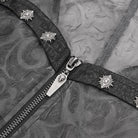 DEVIL FASHION Women's Gothic Irregular Lace-up Shirt