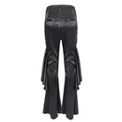 DEVIL FASHION Women's Gothic Lace Floral Flared Pants
