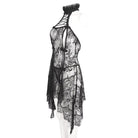 DEVIL FASHION Women's Gothic Lace Floral Ruffled Lingerie