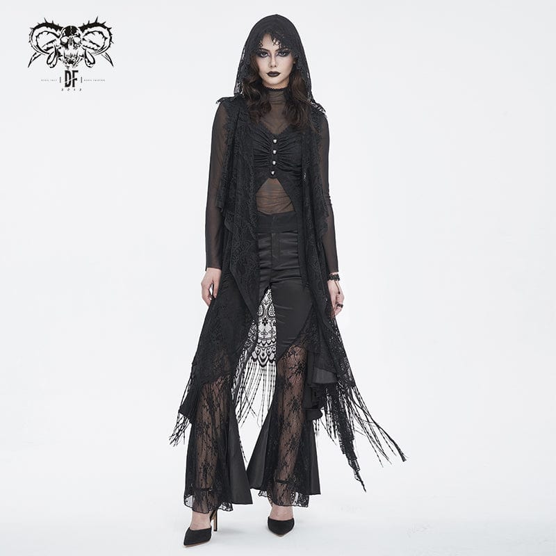 Little Miss Scare All' Sheer Mesh Gothic Leggings – DevilFashion Official