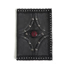 DEVIL FASHION Women's Gothic Rivet Evil Eye Lace-Trimmed Journal Cover