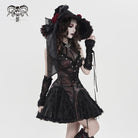 DEVIL FASHION Women's Gothic Rose Bowknot Witch Hat