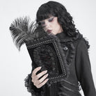 DEVIL FASHION Women's Gothic Rose Lace-Trimmed Journal Cover