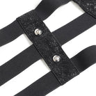DEVIL FASHION Women's Gothic Spiked Evil Eyes Girdle
