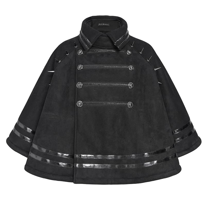 Women's Punk Buckle-up Straps Cutout Zip Vest – Punk Design