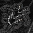 DEVIL FASHION Women's Gothic Stand Collar Flared Sleeved Jacket Black