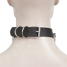 DEVIL FASHION Women's Gothic Studded Tassels Chain Choker