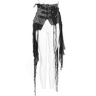 DEVIL FASHION Cinturones punk para mujer Corsés ajustados debajo del busto con falda rota