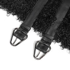 DEVIL FASHION Women's Punk Buckle-up Strap Plush Splice Coat