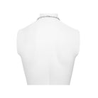 DEVIL FASHION Women's Punk Chain Red Pendant Necklace