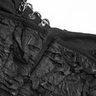DEVIL FASHION Women's Punk Distressed Chained Asymmetric Tank Top