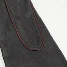 DEVIL FASHION Damen Punk Doppelschnalle Crackled Mantel Schwarz