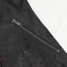 DEVIL FASHION Damen Punk Doppelschnalle Kunstledermantel Schwarz