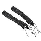 DEVIL FASHION Women's Punk Drawstring Mesh Fingerless Gloves