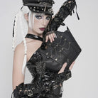 DEVIL FASHION Women's Punk Irregular Chained Bag